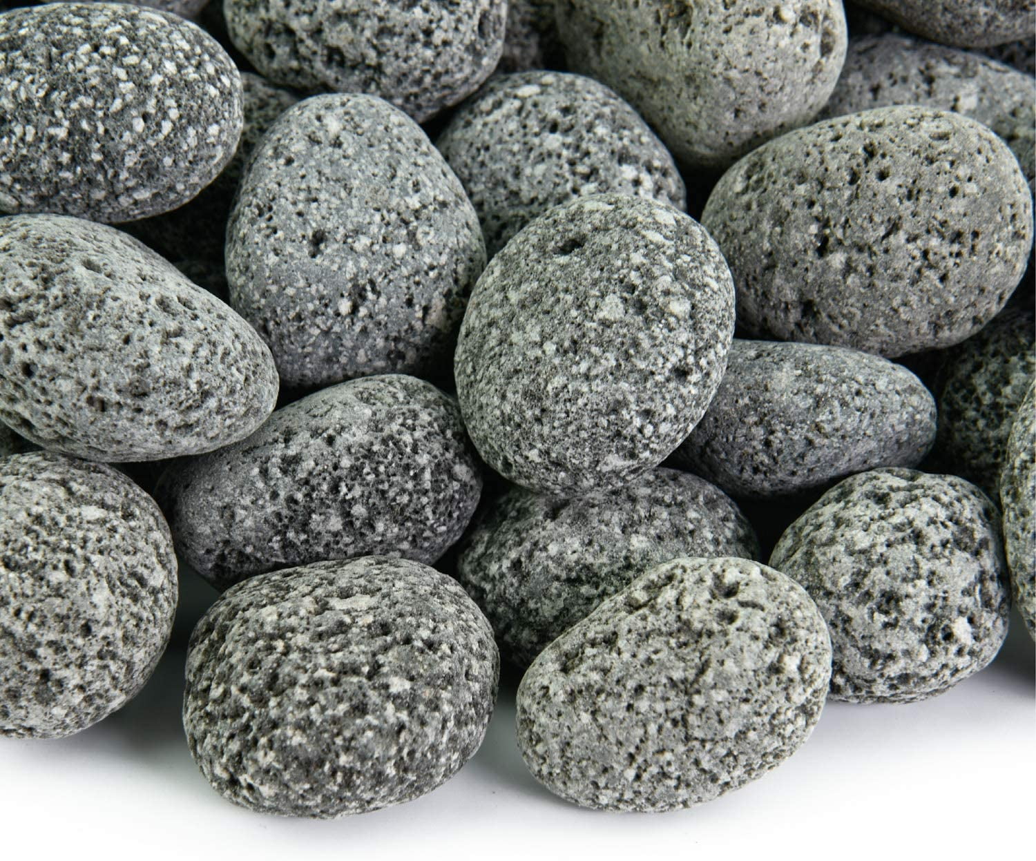 Black 1/2 Inch - 1 inch Fire Rock | Fireproof and Heatproof Round ...