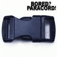 thumbnail image 1 of Black 1/2 Inch Buckle - 5 pack - Great for Paracord, 1 of 1