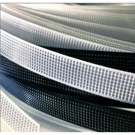 Black 1/2" Polyester Boning Rigilene flat see though for nursing cover skirt support