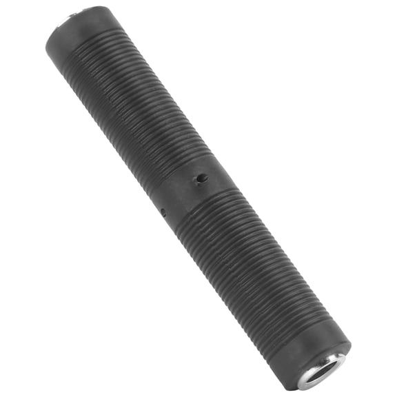Black 1/4 Inch Dual Female Audio Extension Coupler for Guitar & Instrument Cables - 6.35mm Straight Through Plug Adapter