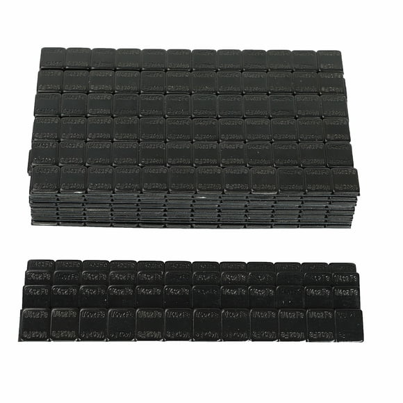 Pesi Per Ruote Adesivi BLACKHORSE-RACING &ndash; 360 Pezzi Da 1/4 Oz &ndash; Neri