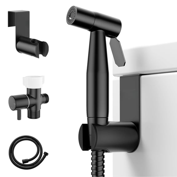 Black 1 Pack Handheld Bidet Sprayer For Toilet Cleaning and Multi-Use Tasks