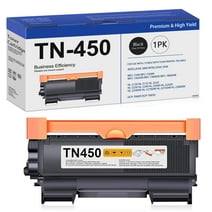 Black 1-Pack TN450 Toner Cartridge Replacement for Brother TN450 Intellifax 2840 Intellifax 2940 MFC-7240 MFC-7860DW  HL-2130  DCP-7060D Printer