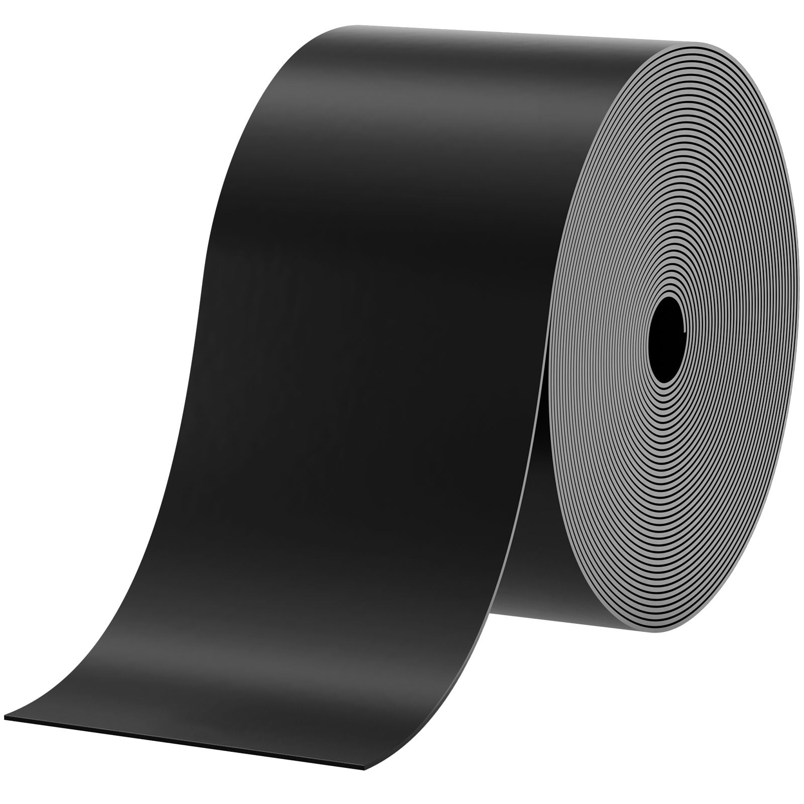 Flexible 10-Inch Deep Garden Edging, 40FT Coiled HDPE Terrace Border, Durable Lawn Edging for Weed Prevention – Black