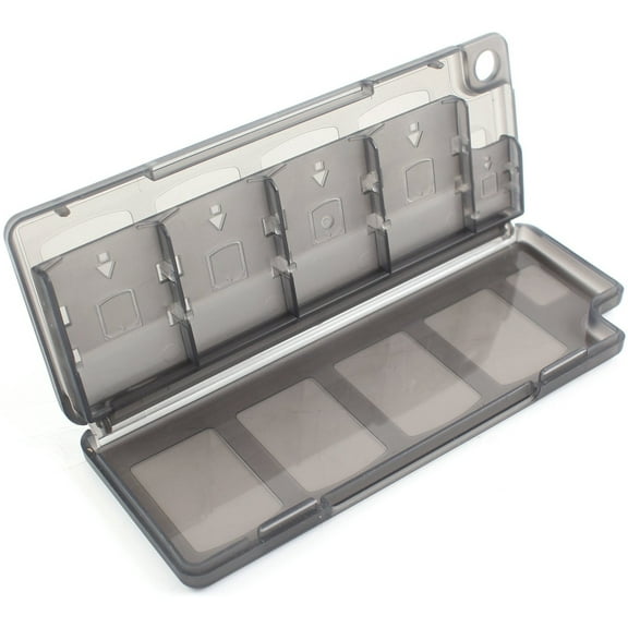 Black 10 in 1 Game & Memory Card Holder Case Storage Box for PS Vita (2 Packs)