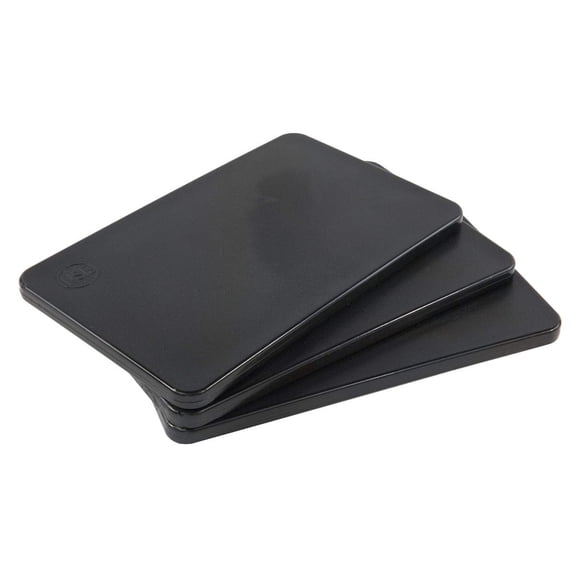 Black 10 x 6 Inch Cutting Board for Bar and Bars - Parent (3 Pack)