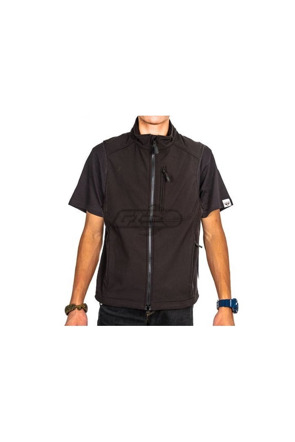Black #10616 Core Softshell Vest - Medium
