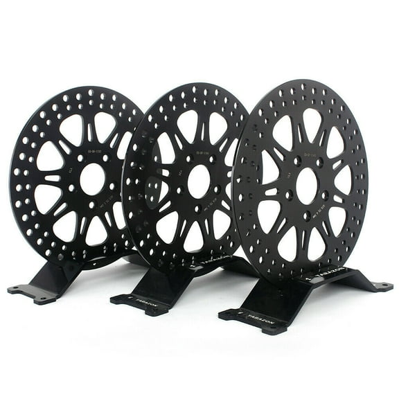 Black 11.5" Front Rear Brake Discs Rotors for Harley Dyna FXD FXDL FXDWG FXRS FXRT FXRD