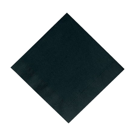 Black 12 7/8" Paper Napkins (50 Pc) - Party Supplies - 50 Pieces