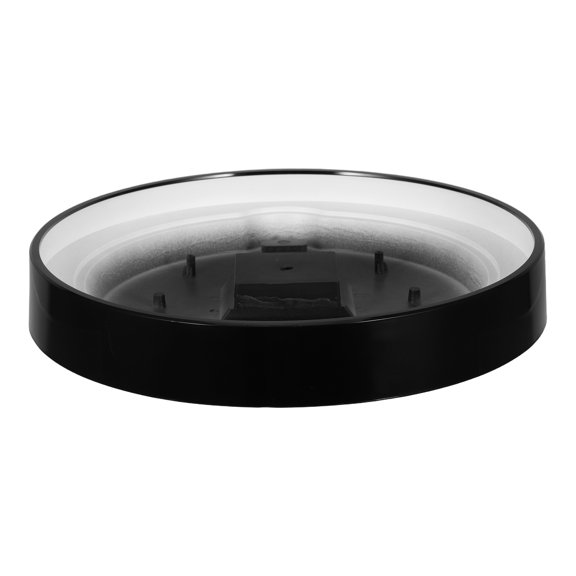 YOSADIER Black Plastic 12 Inch Round Wall Clock Back Panel Compatible with Most Clock Casings