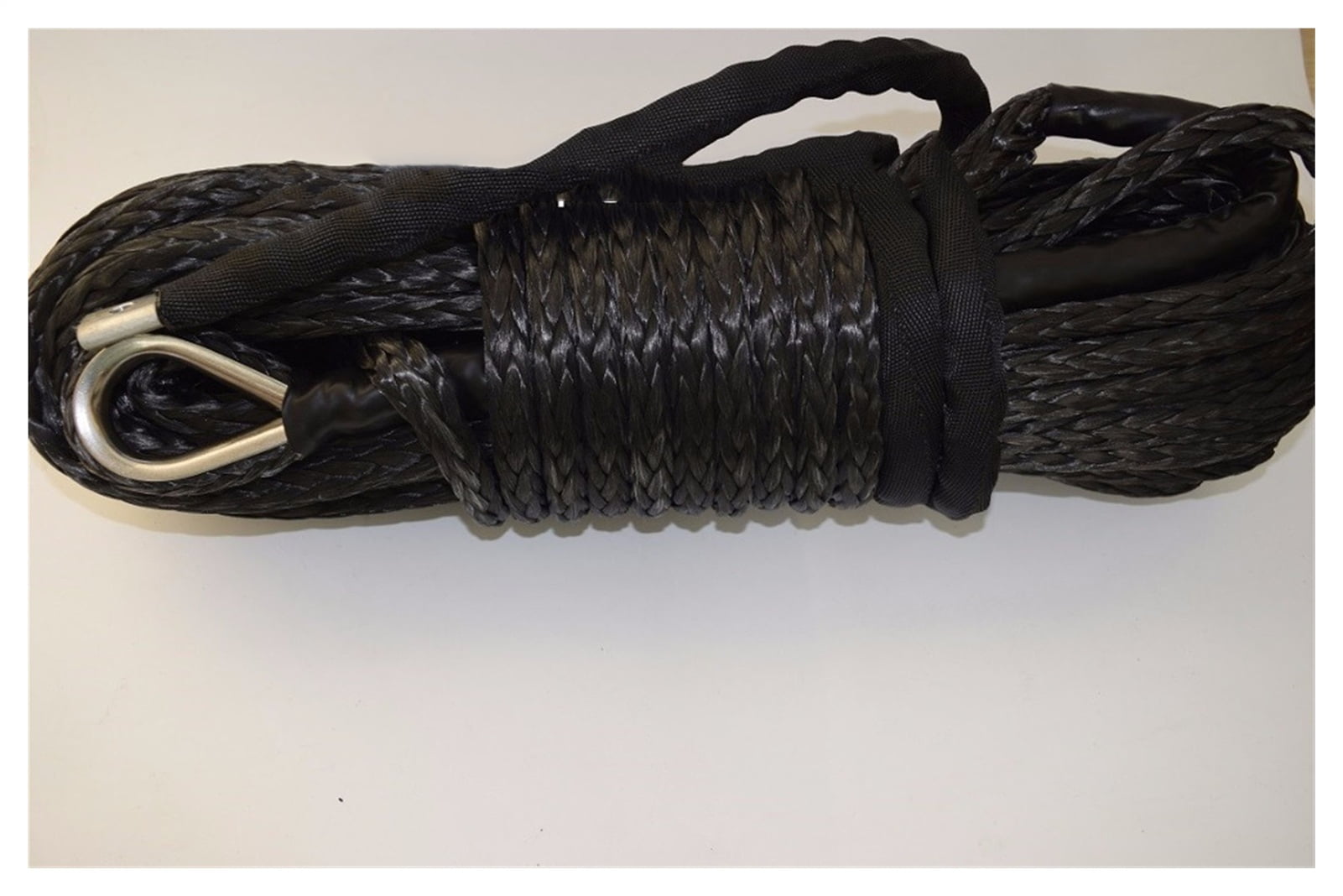 Black 12mm*30m Synthetic Winch Rope,Off Road Rope,Spectra Winch Rope ...