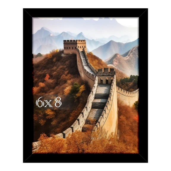 Black 12x16 Picture Frame, Wall Mount Photo Frame for Artwork, Poster & Home Wall Display