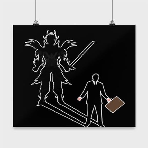 Anime Poster - Gamer Avatar Wall Art - Wall Decor for Fans Gift