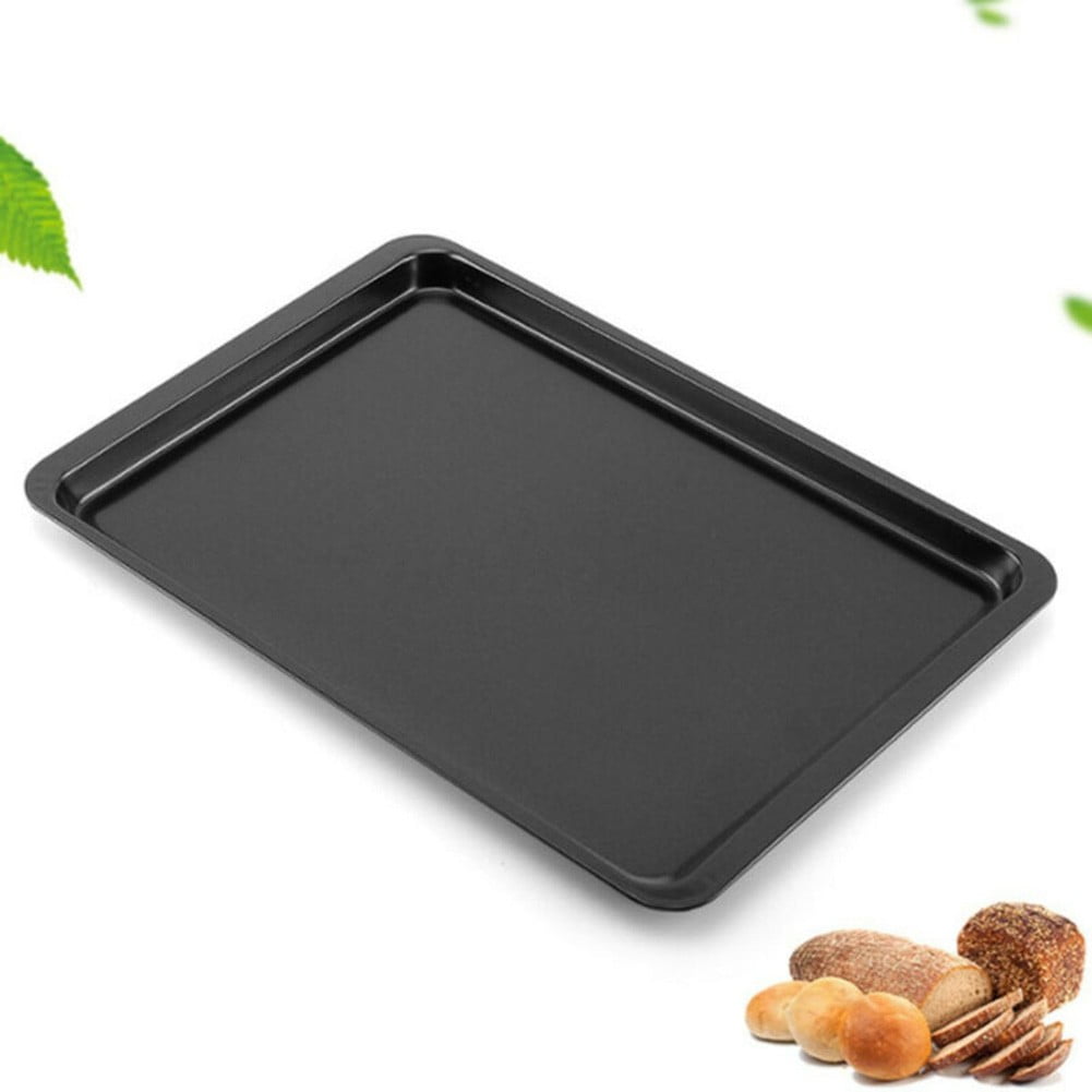 Black 14 Inch NonStick Tray Carbon Bread Cake Cookies Pan Bakery Oven