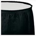 thumbnail image 1 of Black 14' x 29" Plastic Tableskirt, 1 of 5