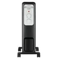 thumbnail image 1 of Black 1500W Electric 3 Speed Oil-Filled Radiant Space Heater for Medium Room, 1 of 4
