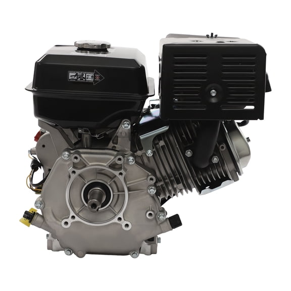 Black 15HP Gas Engine 420cc, OHV 4-Stroke Single Cylinder 8800W Motor with 6.5L Tank