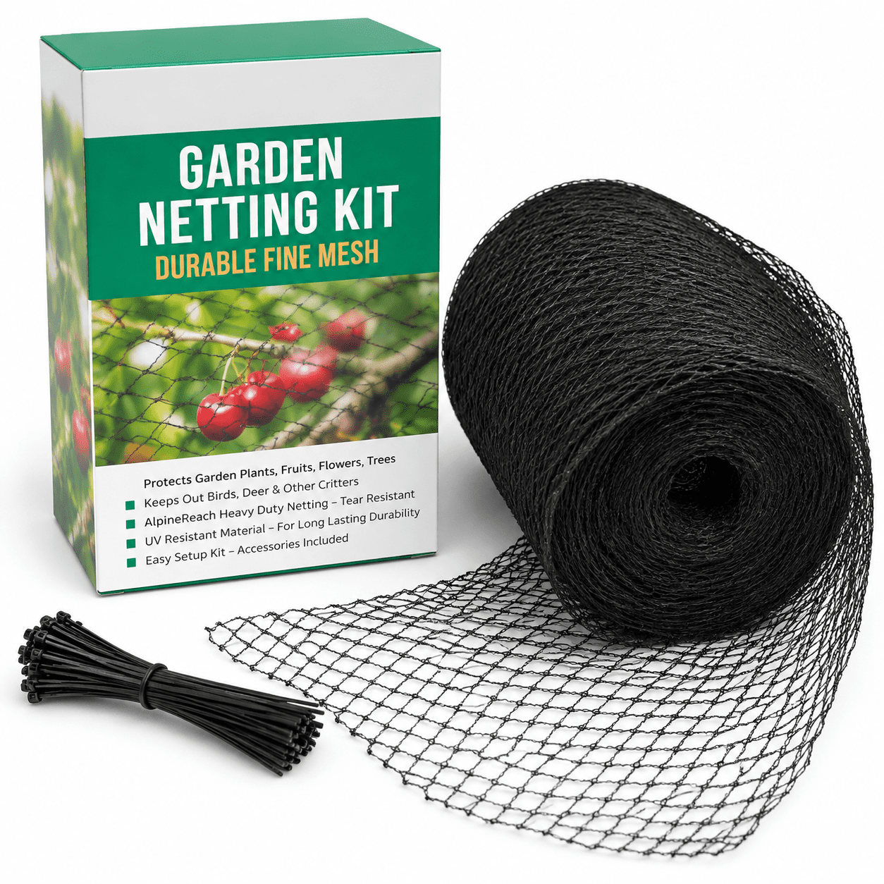 Black 15ft x 30ft Heavy Duty Garden Netting Plant Protection - Walmart.com