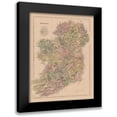 thumbnail image 1 of Black 15x18 Black Modern Framed Museum Art Print Titled - Ireland - Black 1867, 1 of 5
