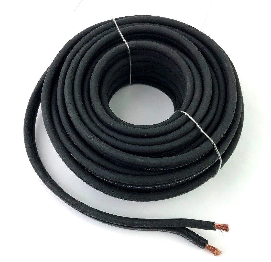BUTTERFLY- Black 16 Awg True Gauge 25 Ft Pure Copper Marine Car Audio Speaker Cable Wire