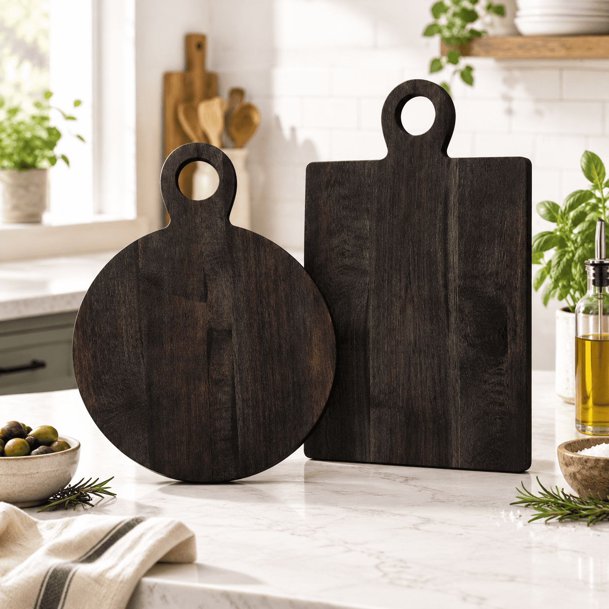 Square Round Black 16