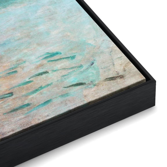 Black 16x20" Metal Floater Picture Frame for 16x20 Art Prints
