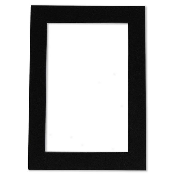 Black 16x20 Picture Frame Mat with Black Core for 12x16 Pictures - Fits 16x20 Frame