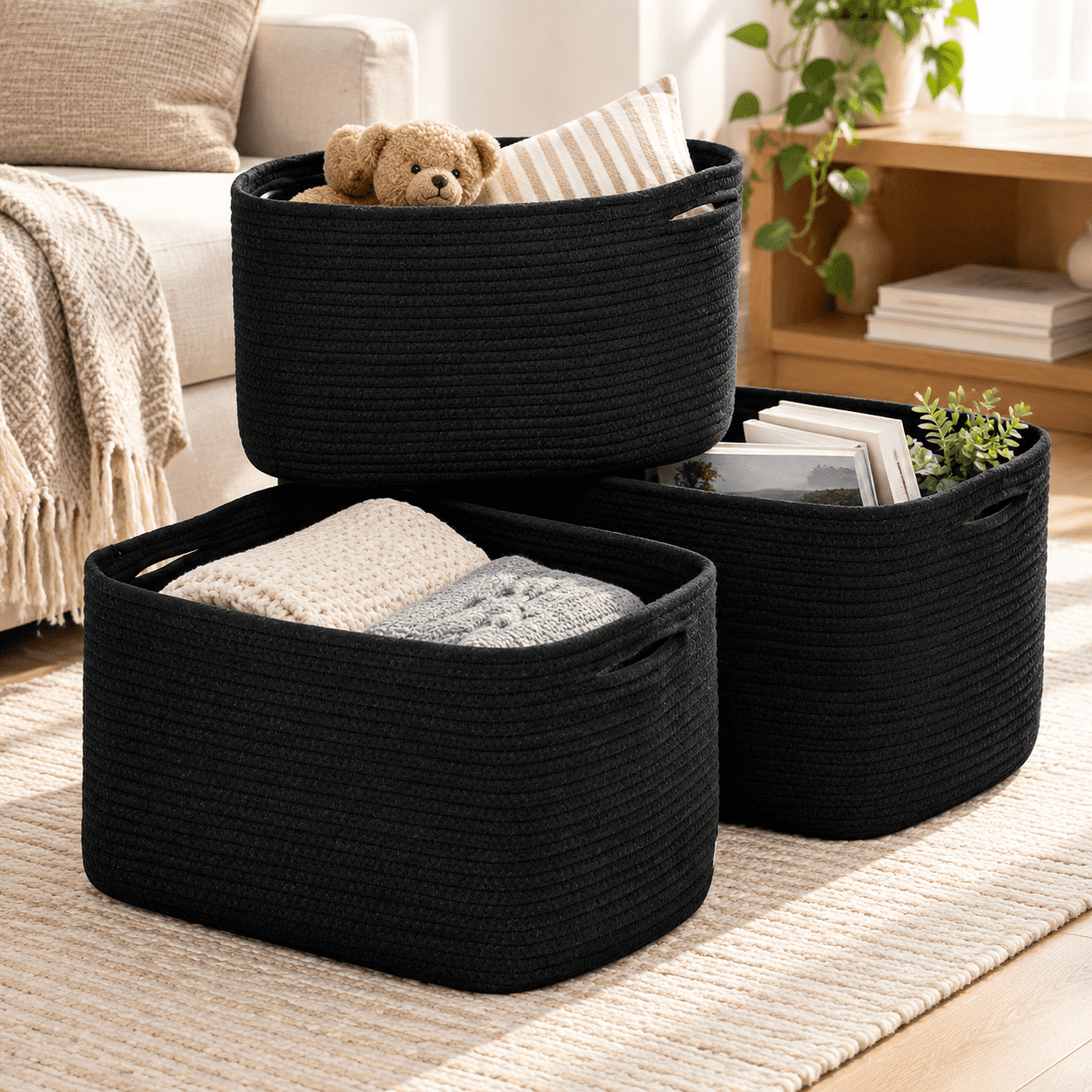 Storage Bas Black 17