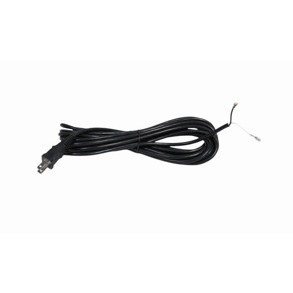 Black 18 Foot 2-Wire Vacuum Cord Reel Power Cord With Terminals 32-5467-07