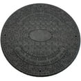 thumbnail image 1 of Black 18 Inch Diameter Septic Tank Riser Cover (Model: SFRC18B), 1 of 2