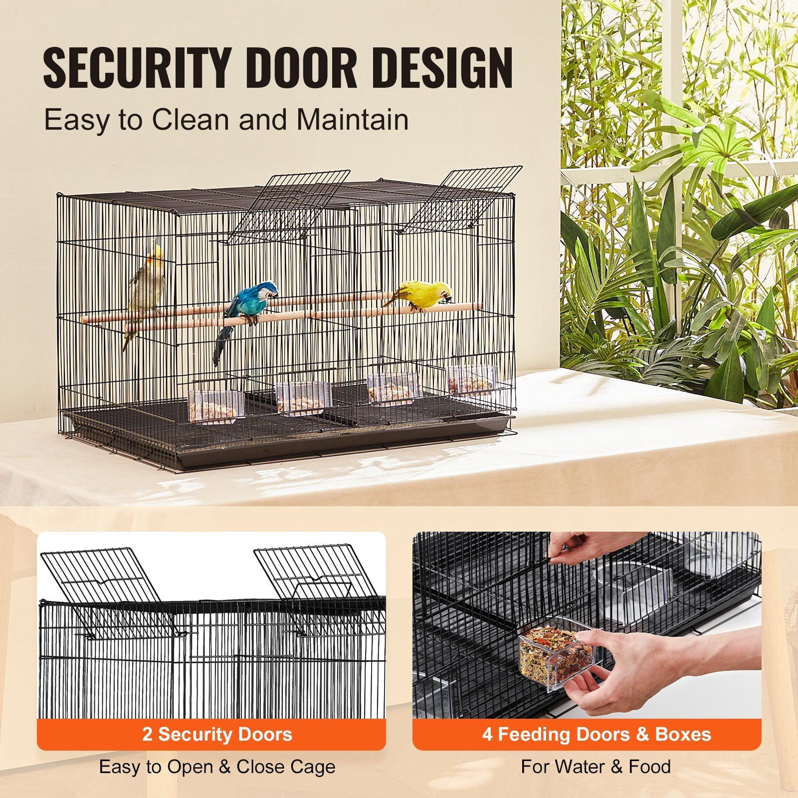 Beautiful view of Bird Cage Divider Cleaning Ideas