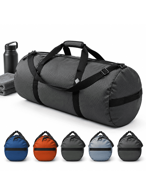 Black 18 x 42" (175 Liters) Heavy Duty Ripstop Travel Duffel Bag
