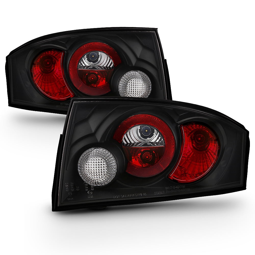 Black 1999-2006 Audi TT Quattro Tail Lights Brake Lamps 99 00 01 02 03 04 05 06