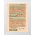 thumbnail image 1 of Black 19x24 White Modern Wood Framed Museum Art Print Titled - Zoological Chart World - Black 1867, 1 of 4