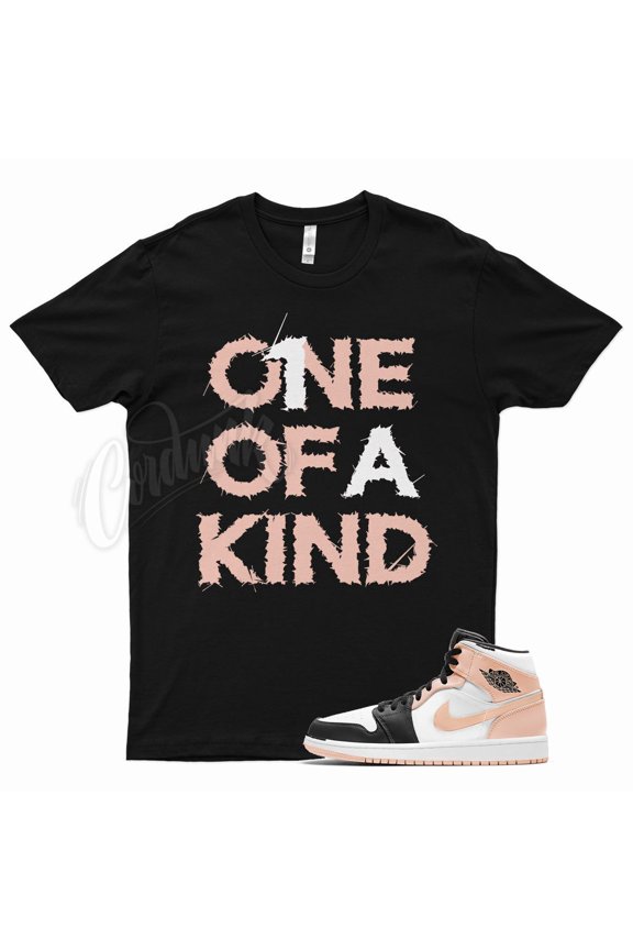 Black 1OAK T Shirt for Air J1 1 Crimson Tint Pink Arctic Orange Dunk High