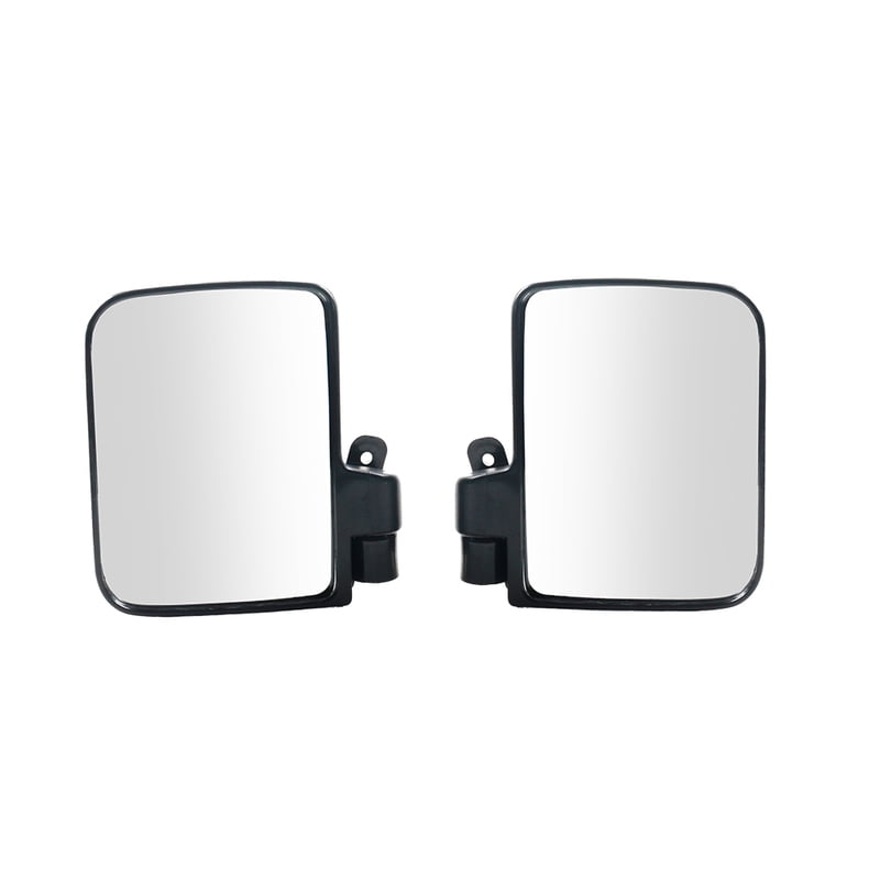 Black-1Pair Golf Cart Side Mirrors Universal Folding Rearview Mirror For Ezgo Club Car Yamaha Star Zone Carts Replacement Accessories
