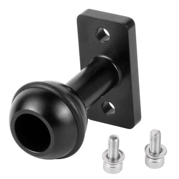 Black 1inch Ball Head Adapter Stable Durable for M5 Tapped Holes Accessory Spare Part