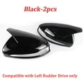 thumbnail image 1 of Black-2-Black Side Mirror Caps For Mercedes Benz W205 W222 W213 W238 X205 X253 C217 W463 C253 W253 Cover C S GLC E G Class AMG replace, 1 of 7