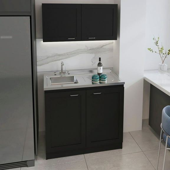 Black 2 Cabinet - Enhance Your Storage With Spacious And Functional Design In Finish Versatile Functionality