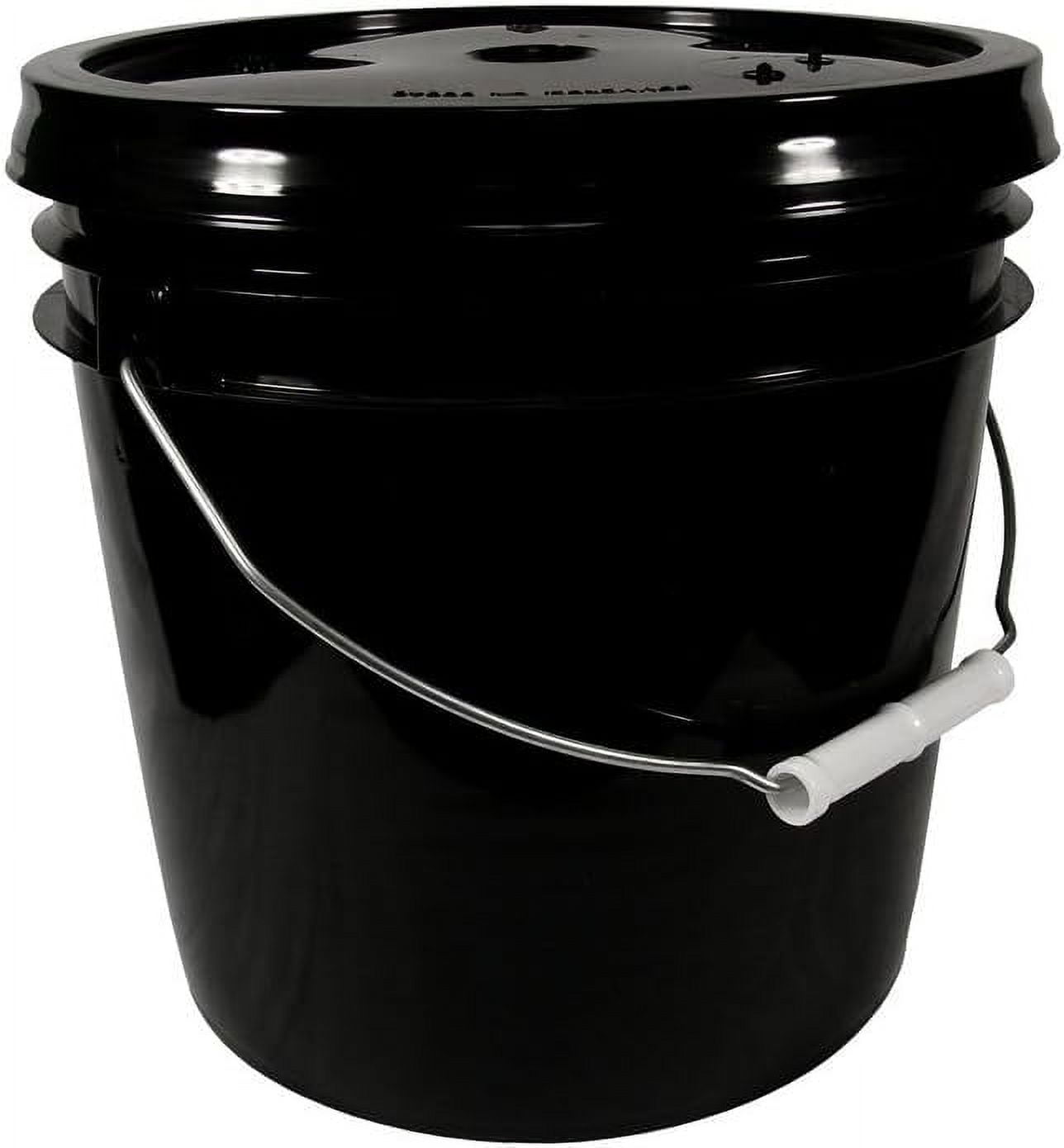 Green 5 Gallon Buckets and Spout Lids Food Grade Combo 3 Pack <Font  color=red> Special