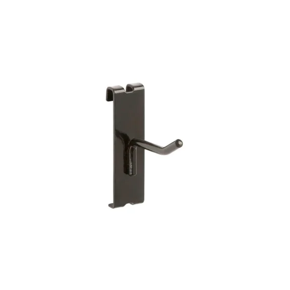 Black 2-Inch Gridwall Hooks for Grid Panel Display, Pack of 100