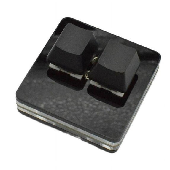 Black 2 Key Keypad Mini Keyboard Copy Paste Custom Shortcut Key Password Machine Sayodevice