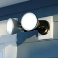 thumbnail image 1 of Black 2 Light Outdoor Security Flood Light with Adjustable Heads - Switch Controlled, 1 of 10