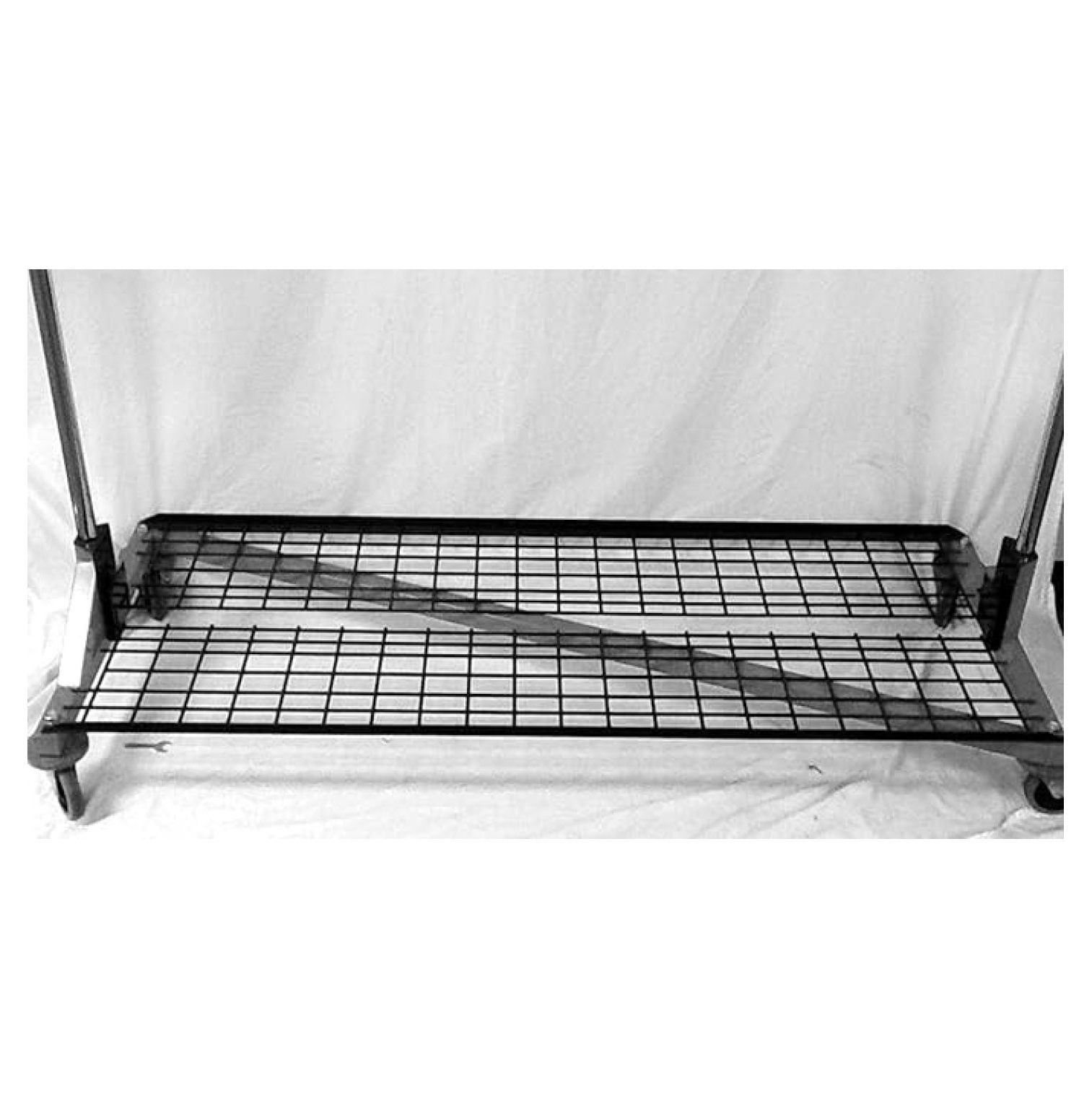 Black 2-Piece Folding Shelf with Brackets for our M-Series Z Rack