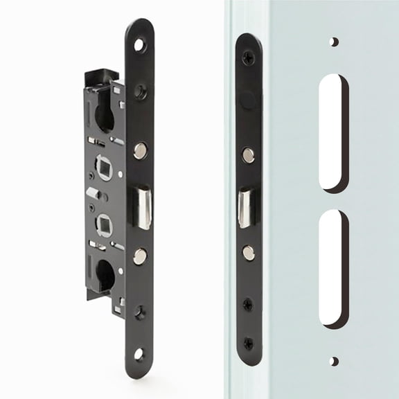 Black 2 Point Bolt Mortise Lock Replacement for Pella Storm Doors