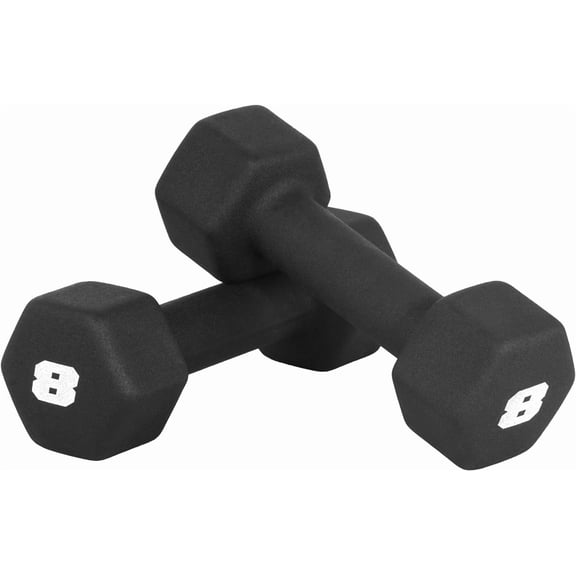 Black 2-in-1 Adjustable Neoprene Dumbbell Barbell Weight Pairs Non-Slip Hex Anti-Roll Home Gym Full Body Strength Training Fitness Kit