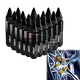thumbnail image 1 of Black 20 PCS M12X1.25 Lug Nuts Spiked Extended Tuner Aluminum Wheels Rims Cap Mi2KA, 1 of 5