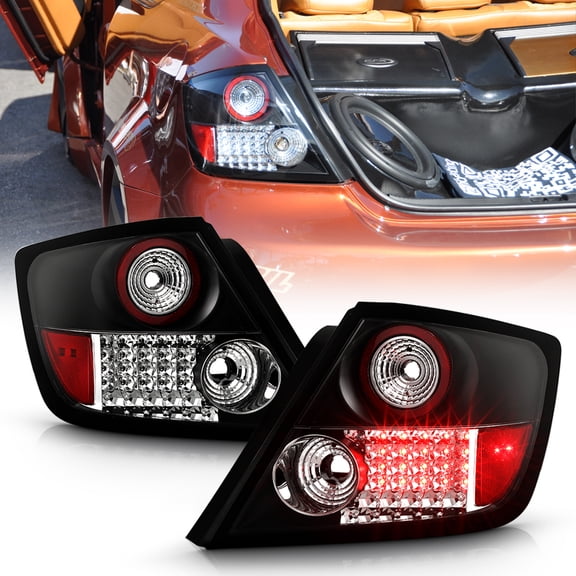 Black 2005-2010 Scion tC Perform LED Tail Lights Brake Lamps Left+Right