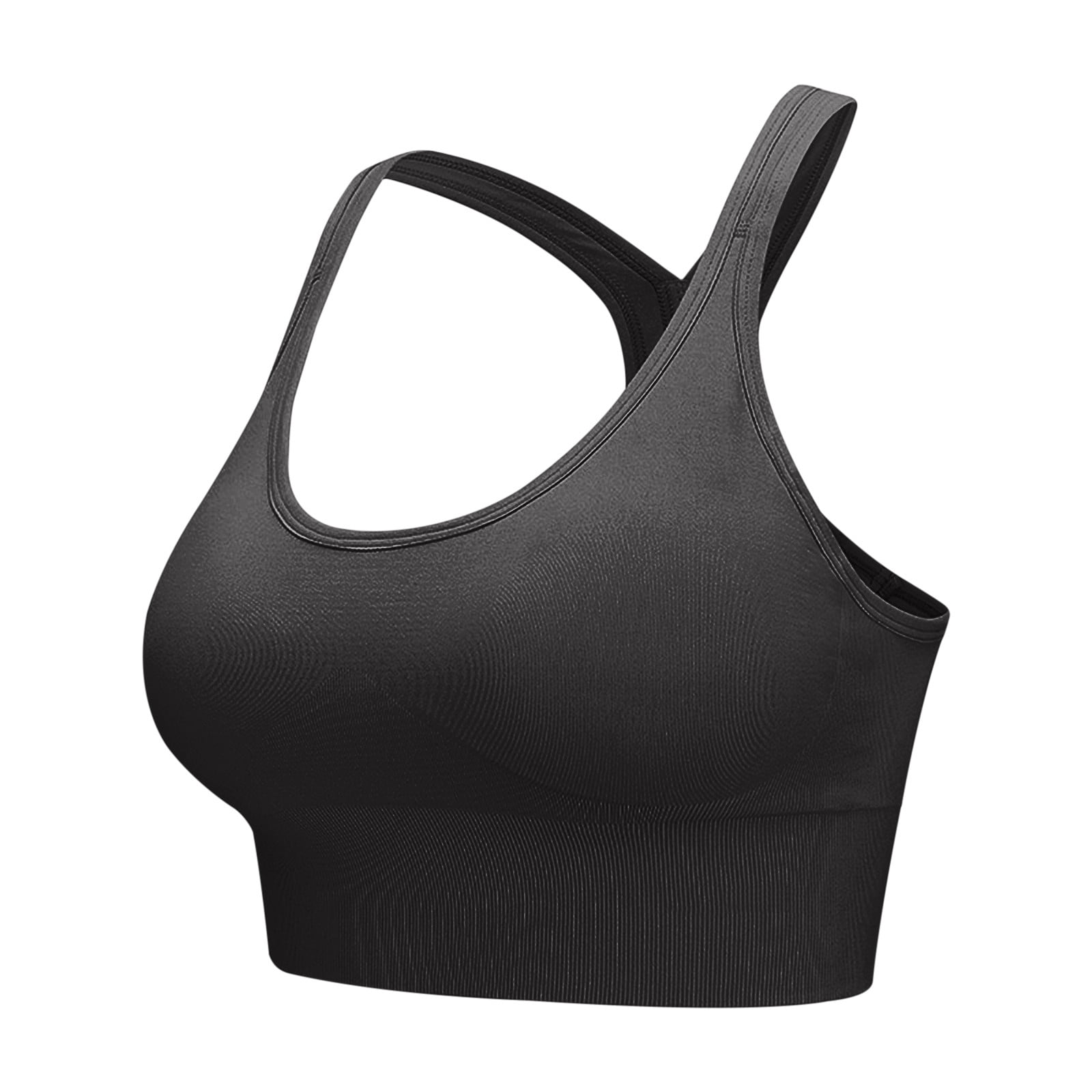 Black 2023 Friday Deals Floleo Sports Bras Clearance Summer Fall Women's  Mind Sleep Underwear Plus Big-Size Comfort Sports Vest Bra Without Steel  Ring 