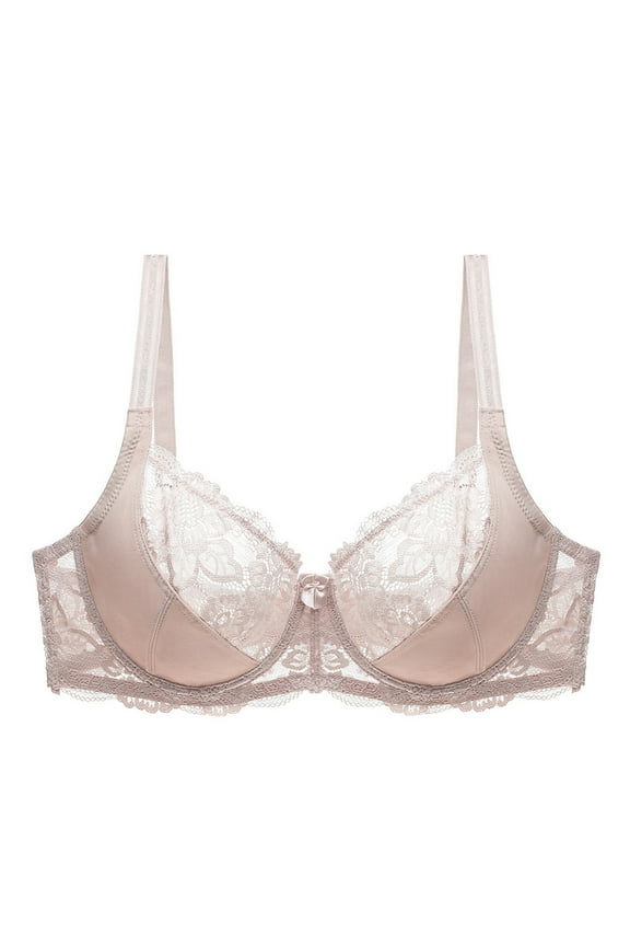 Plus Size Women's Wireless Comfortable No Steel Ring Lace Breathable Gathering Bra Woman Underwear Keep Back Straight